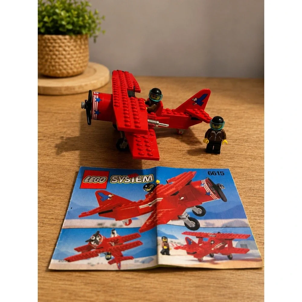 LEGO 6615 Eagle Stunt Flyer 1996 Complete w/ Instructions Vintage Town